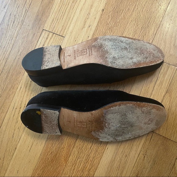 Stubbs & Wootton black velvet loafers size 7 - Picture 4 of 5